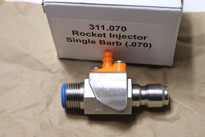 Dema Rocket Injector 311.070 Quick Connect Single Barb Orange .070 500PSI 1.7GPM