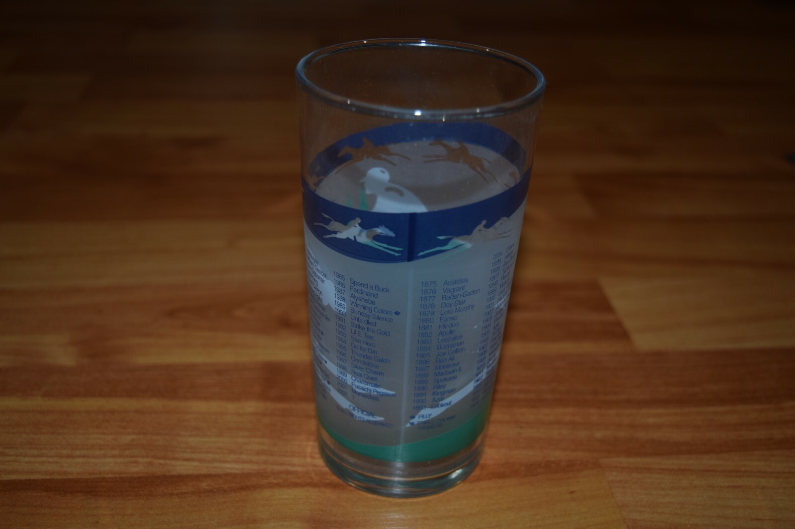 128th Kentucky Derby Collectible Glass