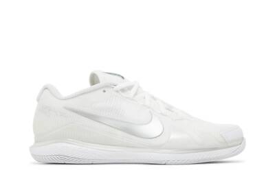 Pre-owned Nike Wmns Court Air Zoom Vapor Pro 'white Metallic Silver' Cz0222-108 In White/metallic Silver
