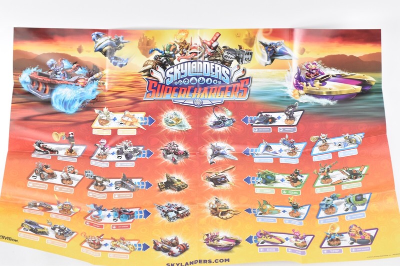 Skylanders Superchargers Toys R Us Poster Checklist 26 x 15 B20 | eBay