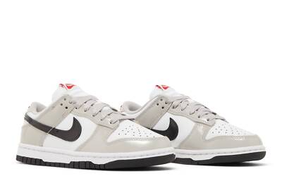 Pre-owned Nike Wmns Dunk Low 'light Iron Ore Black' Dq7576-001 In Light Iron Ore/black/white/university Red