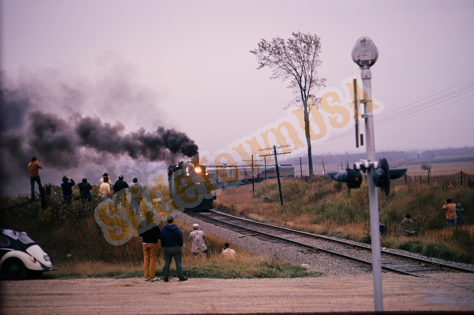 Vtg 1973 Train Slide 1057 136 Canadian Pacific Steam Engines