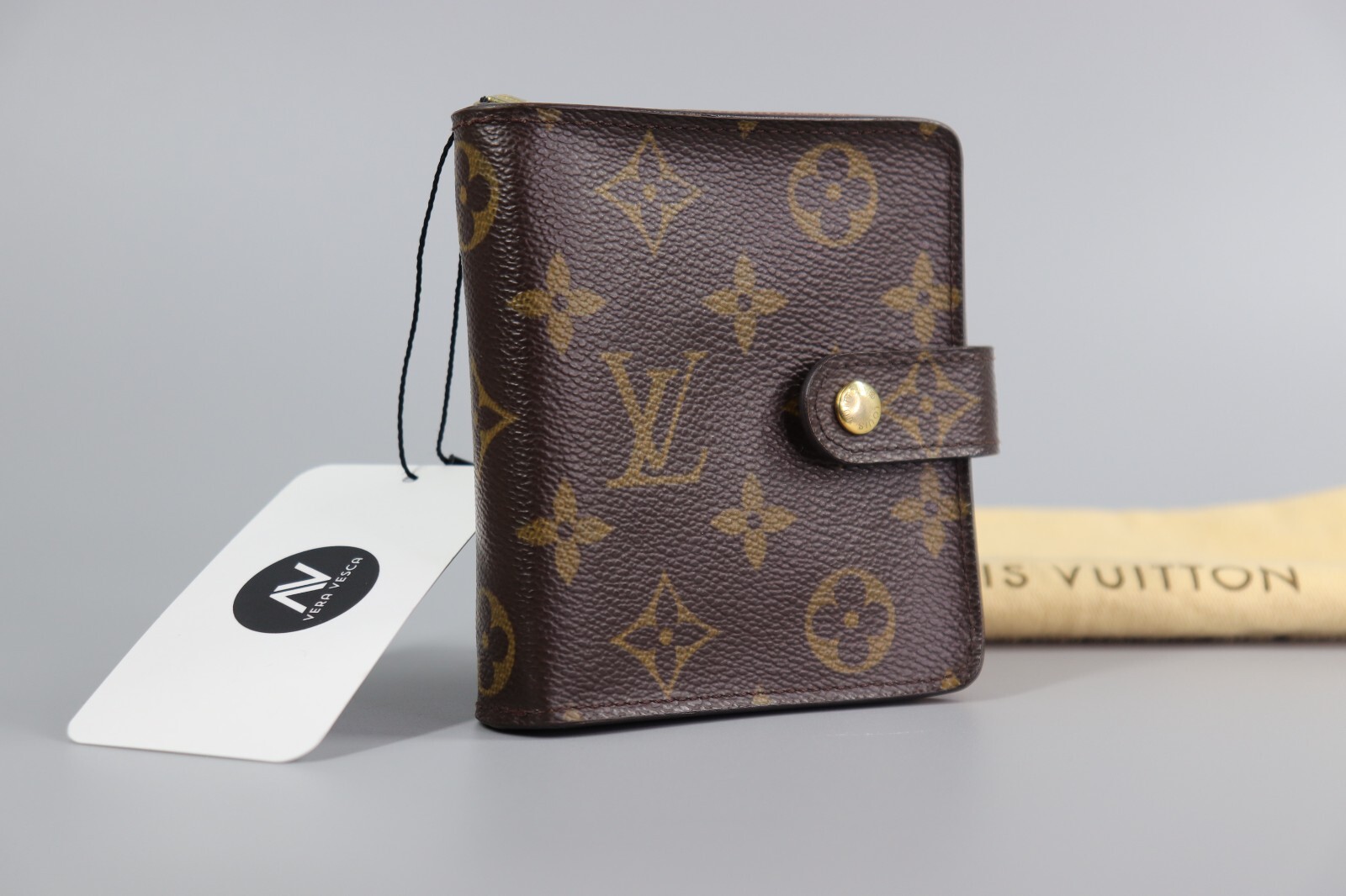 lv compact zippy wallet