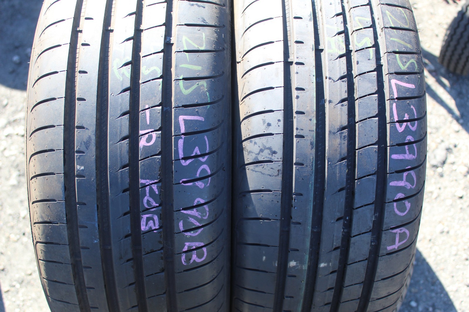 215 45 18 Goodyear, Eagle F1 ASY 3, 89V, x2 A Pair 7.5mm (F1_tyres) L3990