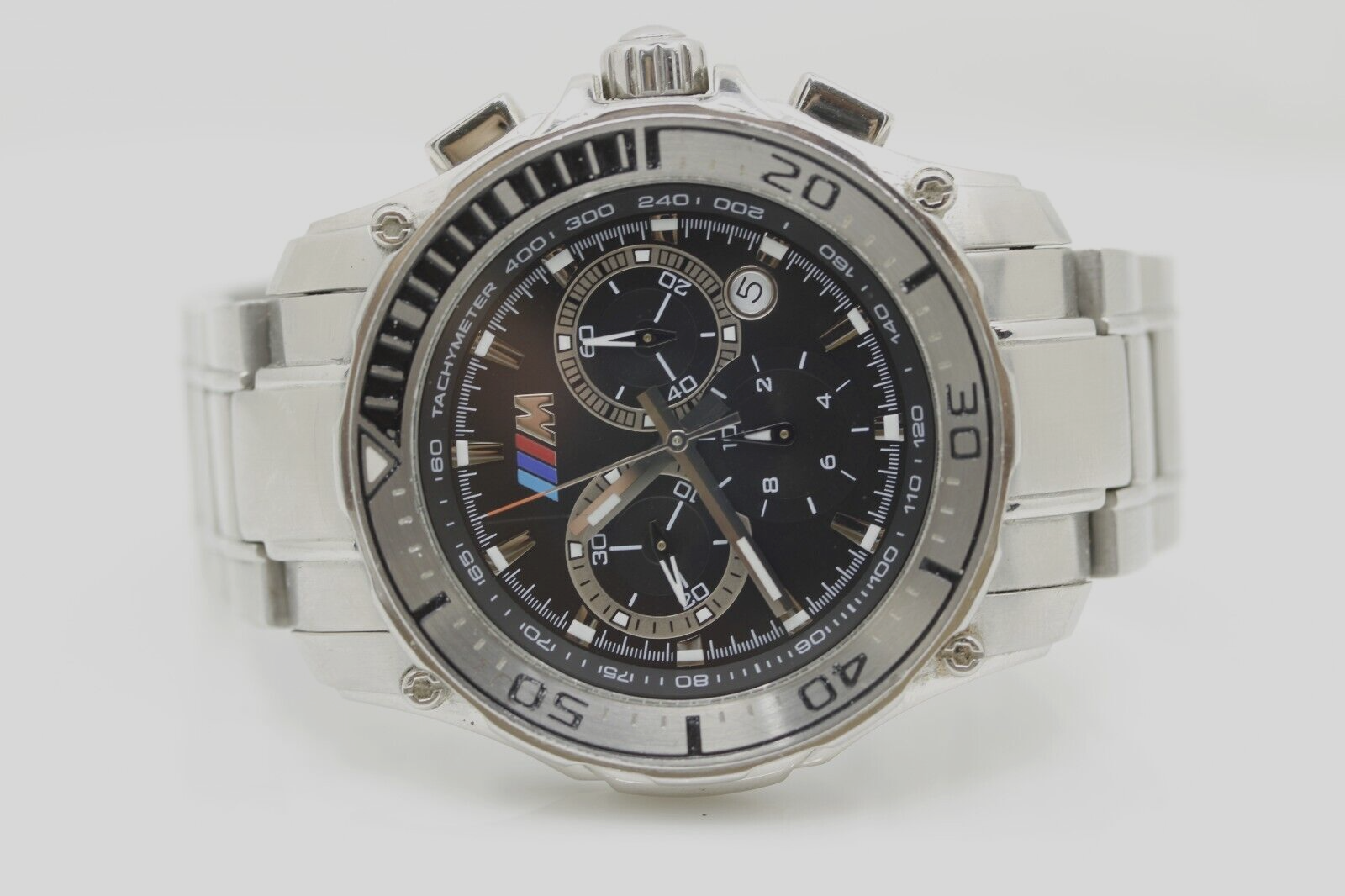 時計 bmw m style watch steel BMW M Style Presidential Date Titanium Ladies Quartz Swiss