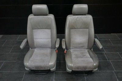 VW T5 Multivan Pilotensitze Armlehne Leder Alcantara Anthrazit grau Sitzheizung
