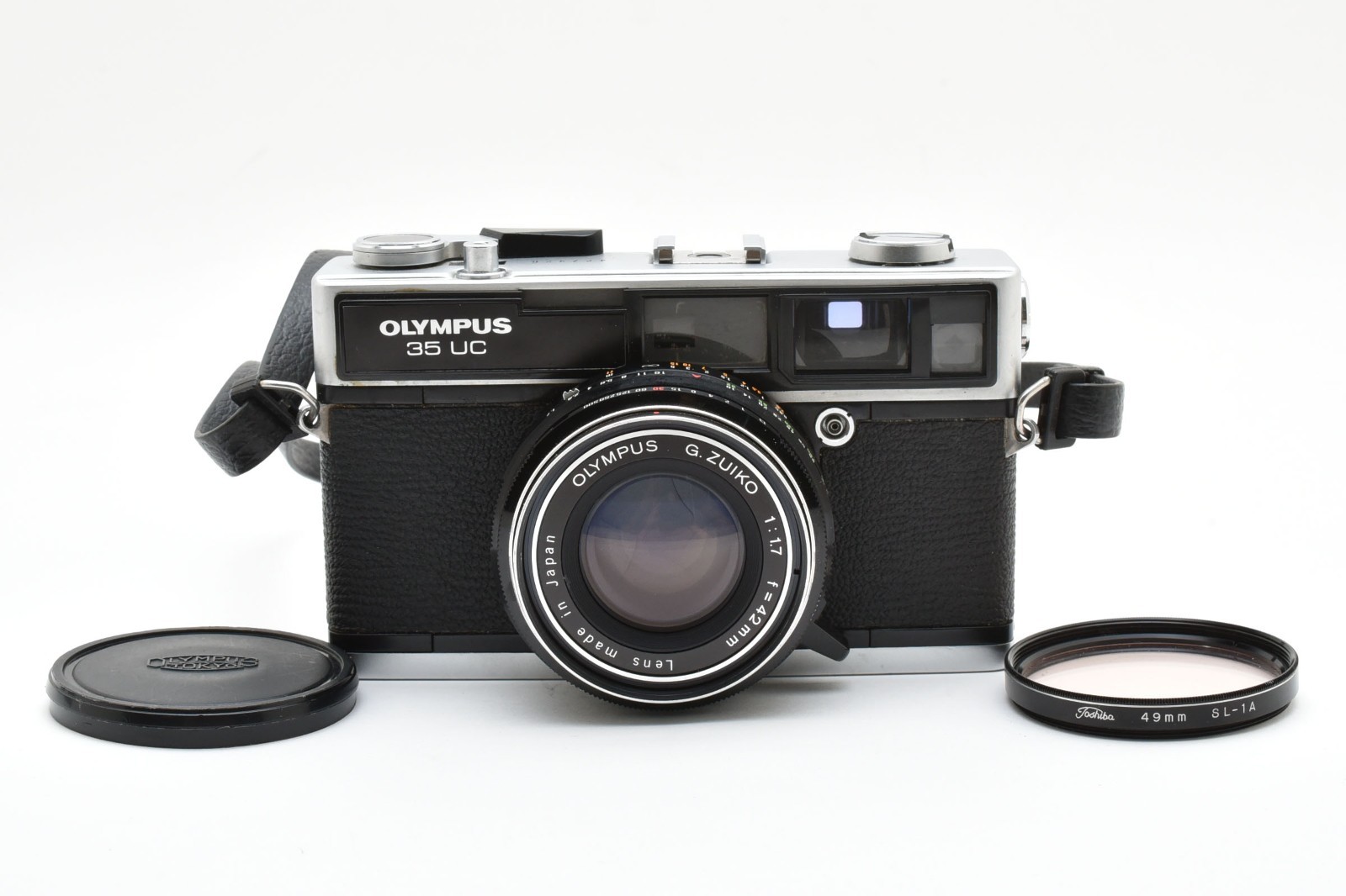 #305★動作品★ OLYMPUS 35 UC OLYMPUS 35 UC Rangefinder Film Camera w/ G.Zuiko 42mm f/1.7