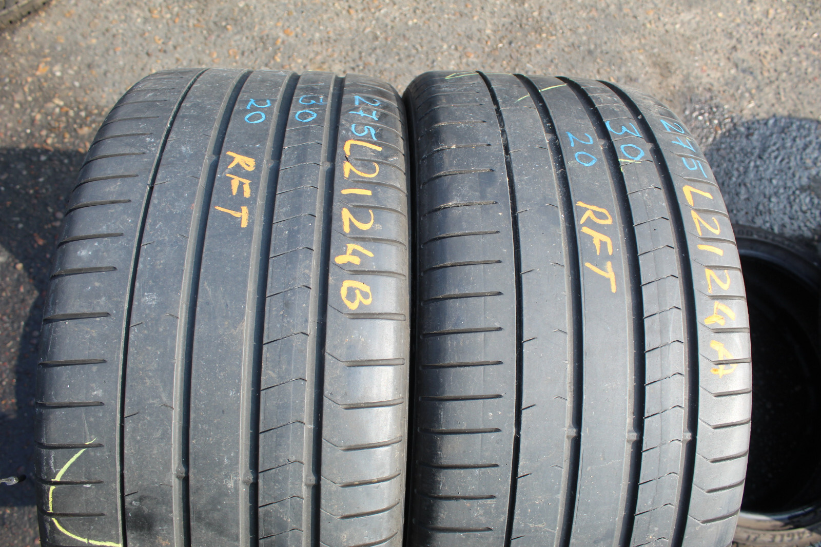275 30 20 Pirelli, P Zero, RunFlat, MOE, 97Y, x2 A Pair 4.9mm (F1_tyres) L2124