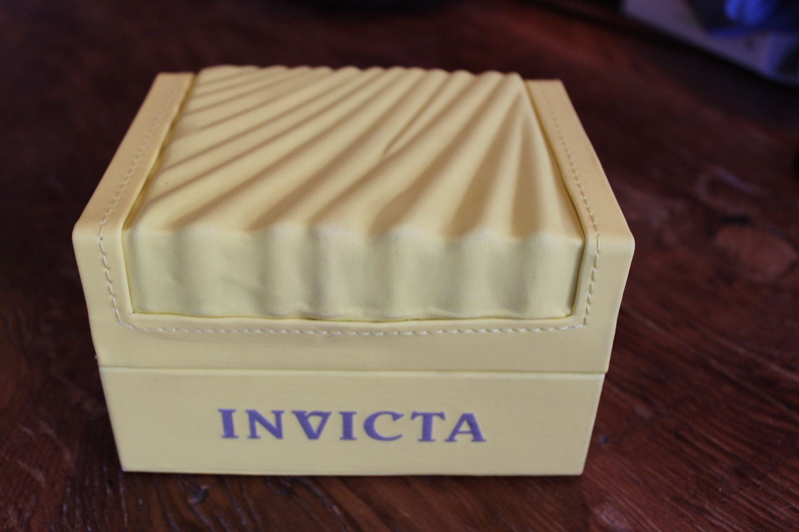 Yellow Invicta Watch Presentation Box Only Ocean Ghost Professional Diver Empty