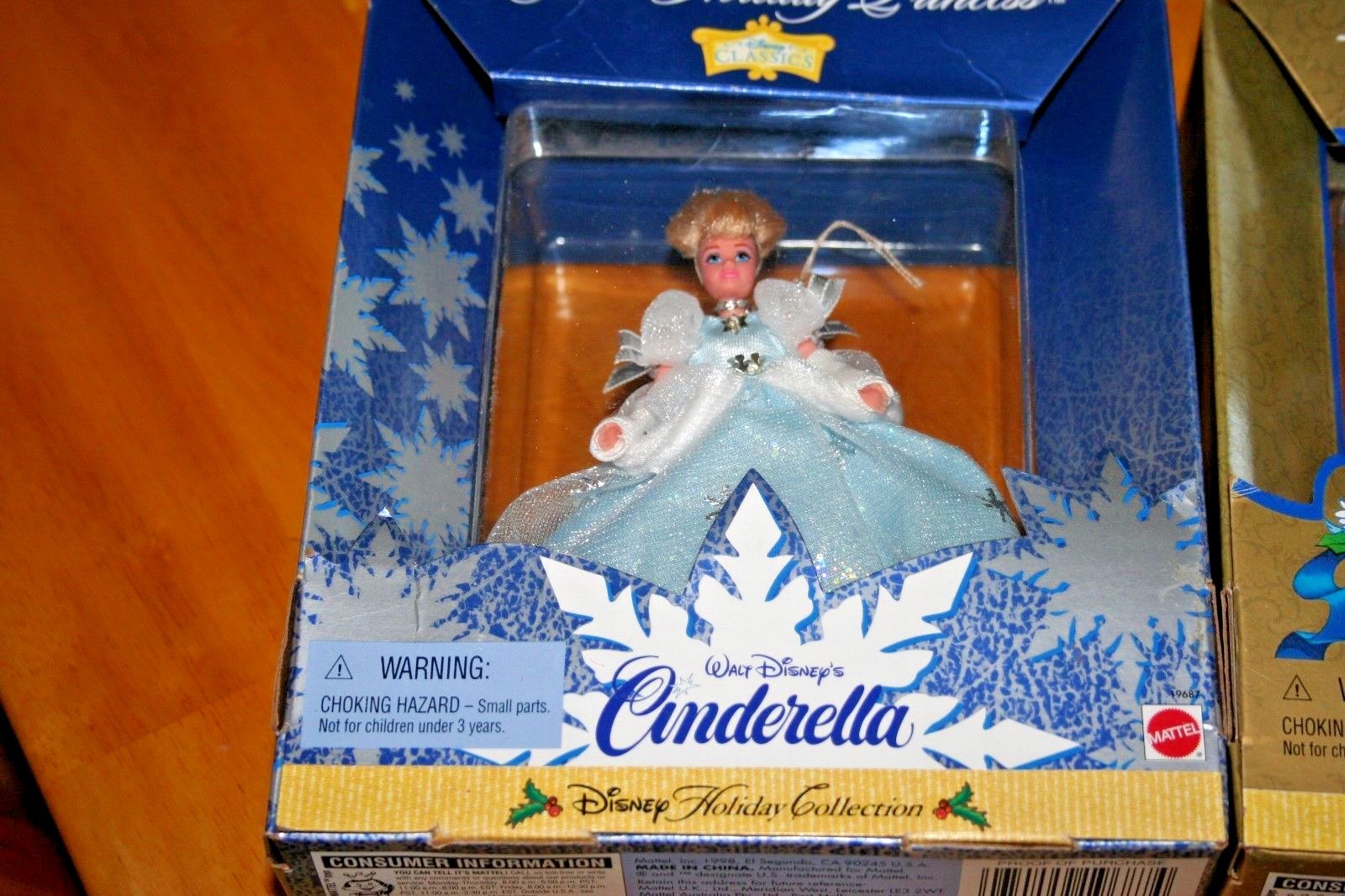 1998 Petite Holiday Princesses Set of 3/Belle-Snow-Cinderella/In Boxes