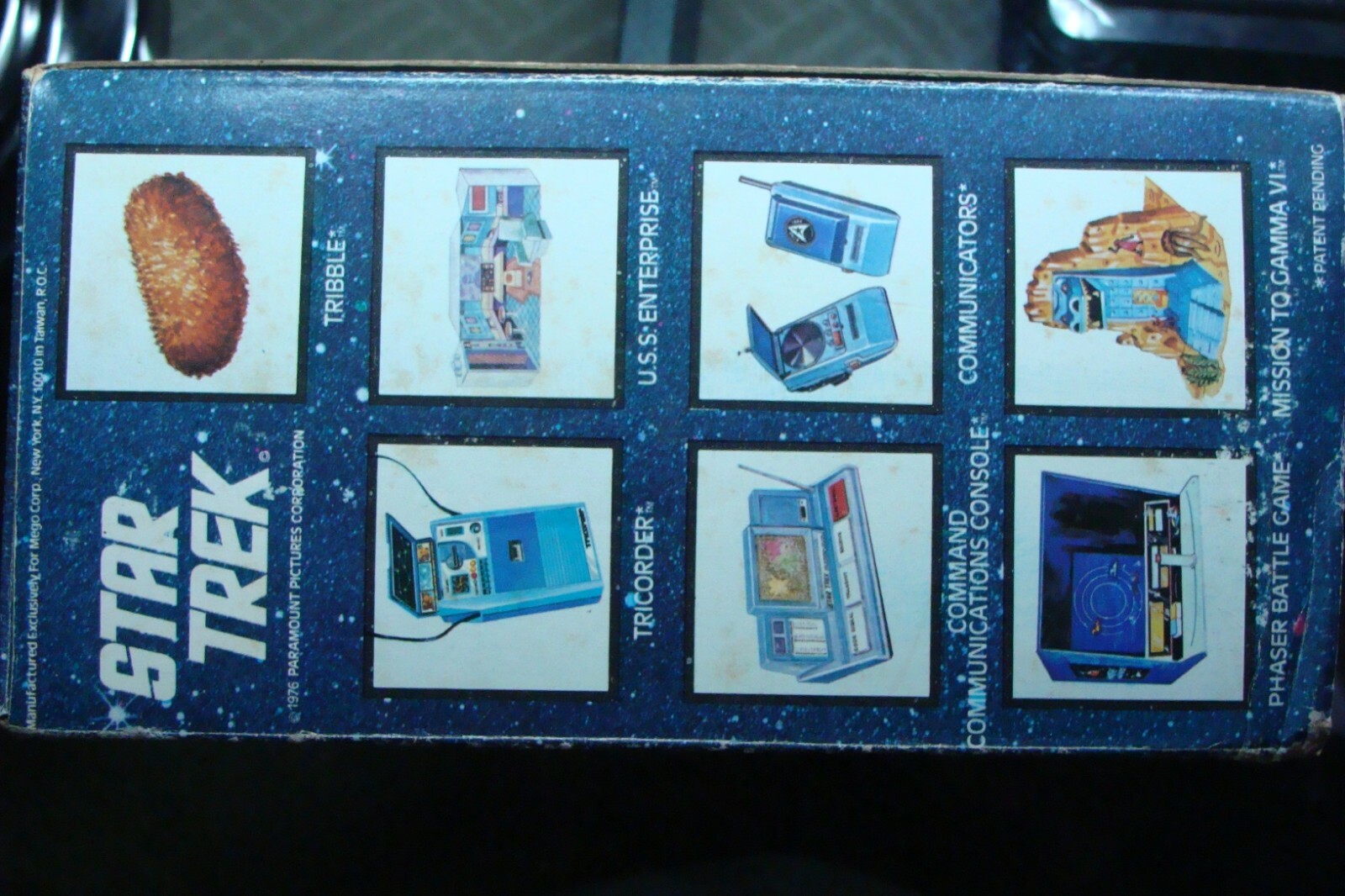 Star Trek SUPER PHASER II GAME TARGET GAME Mego vintage 1976 BOX & Inserts wars
