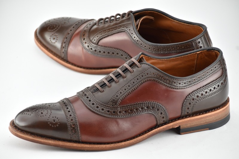 Allen Edmonds シェルトン ALLEN EDMONDS 9.5E STRAND CHILI & COGNAC SHELL CORDOVAN