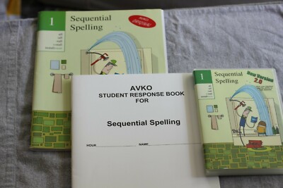 Sequential Spelling Book 1 ,Student Response Book Homeschool and CD 2.0 