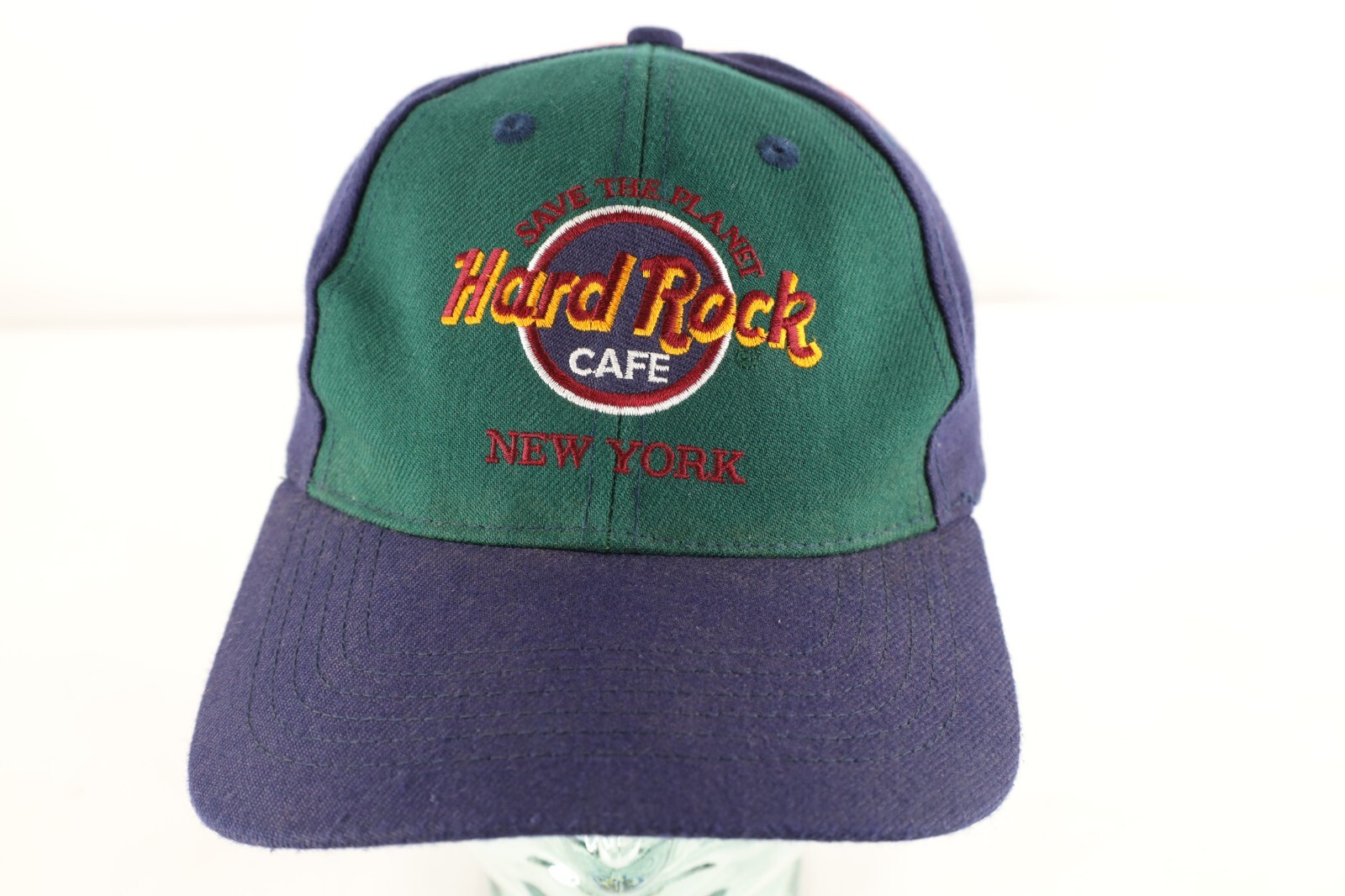 Vintage 90s Spell Out Color Block Hard Rock Cafe New York