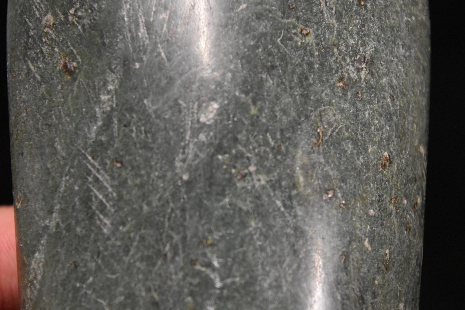 Amazing Eastern World Jade / Jadite Celt Axe  Polished Antique 8 1/8