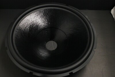 2 pcs 15'' Paper Cones non press Rubber surround Speaker Parts 2'' coil 51.6 MM 