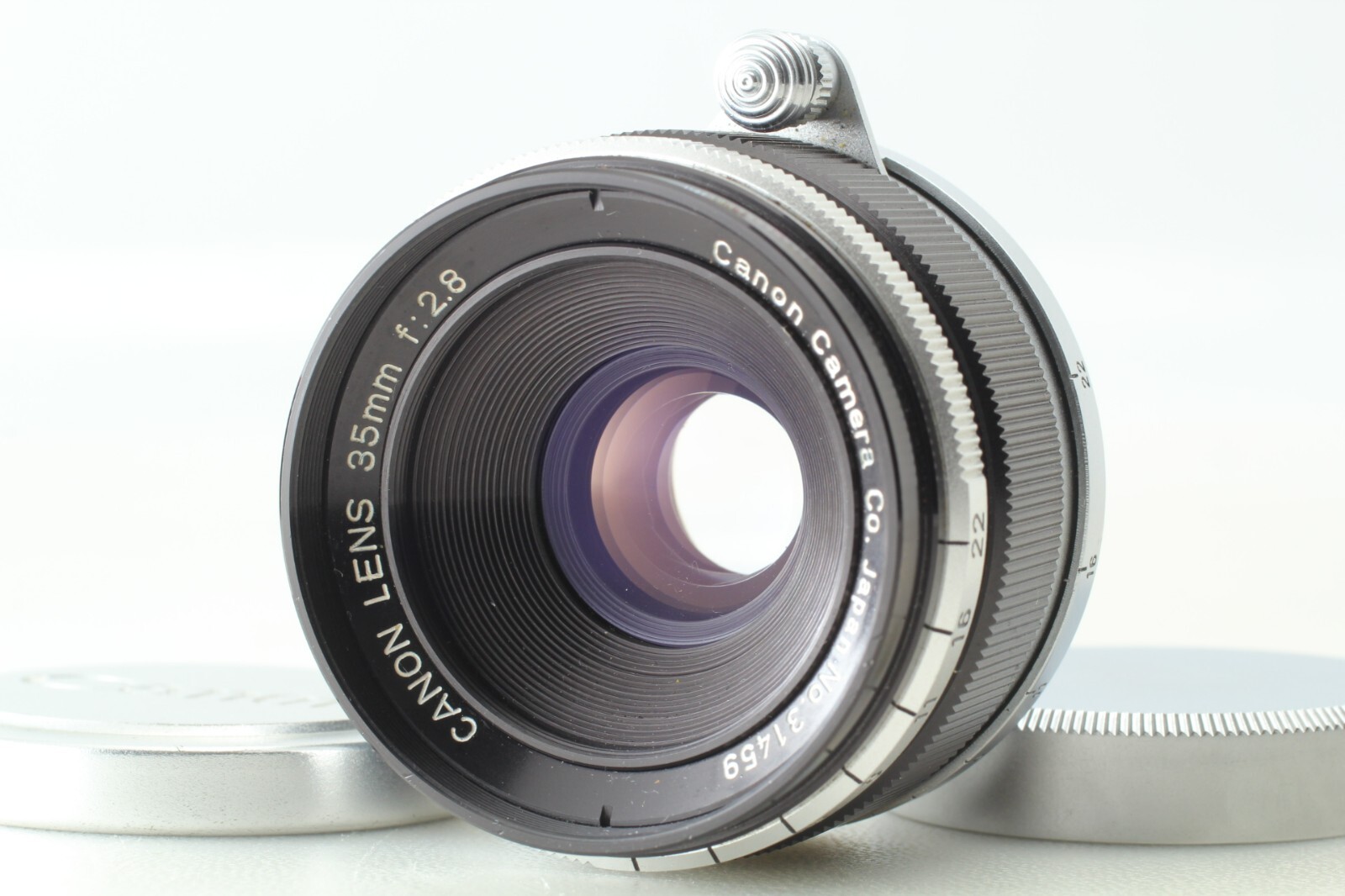 Canon - 7371 Canon LENS 35mm F2.8 ライカ L39マウント MINT] Canon 35mm f2.8 Lens For Leica L LTM L39 Leica screw