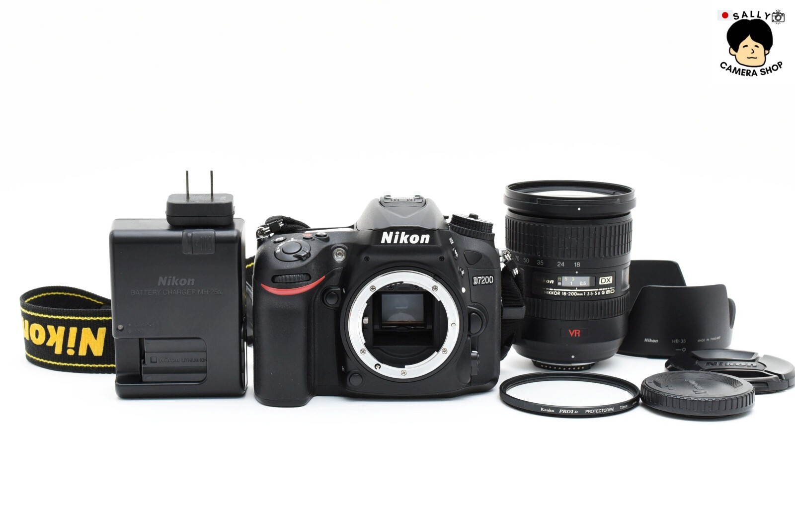 Nikon D7200 Digital camera + AF-S 18-200mm F3.5-5.6 G VR set Nikon D7200 Digital camera + AF-S 18-200mm F3.5-5.6 G VR set