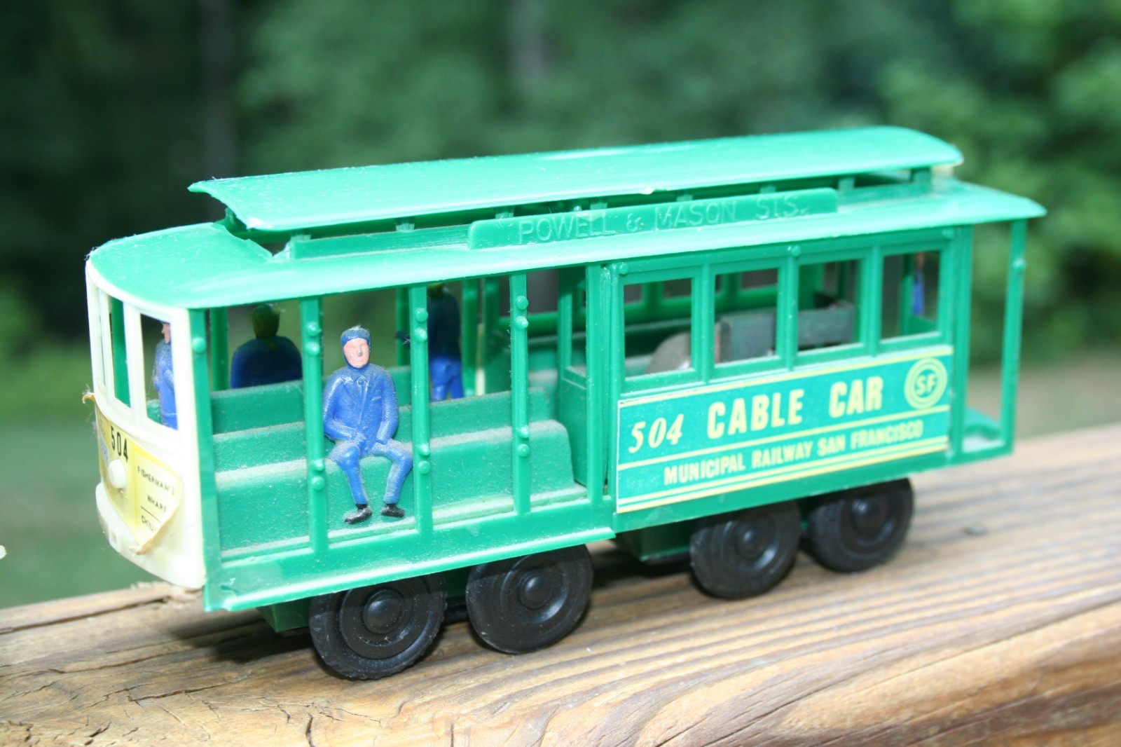 Vintage Friction Municipal Railway San Francisco Powell and Market Cable Cars