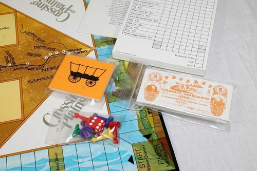 Crossing The Plains Mormon Trail Pioneer Trek Board Game 1984 LDS Ancestors