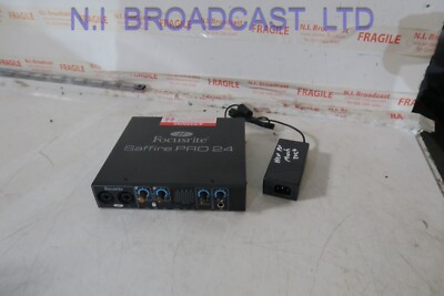 Focusrite saffire pro 24 audio interface unit with new PSU   features JetPLL tec
