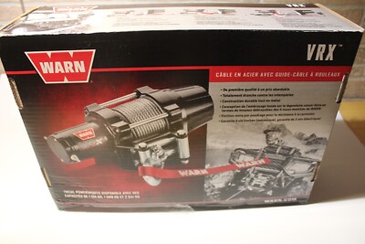 Genuine Warn VRX 25 50 foot 2500 Lb. ATV winch new condition.