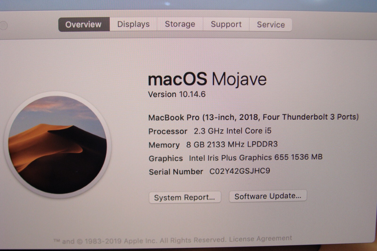 Apple MacBook Pro 13" (2018) i5-8259U 2.3GHz 8GB RAM 512GB SSD - Thumbnail 16