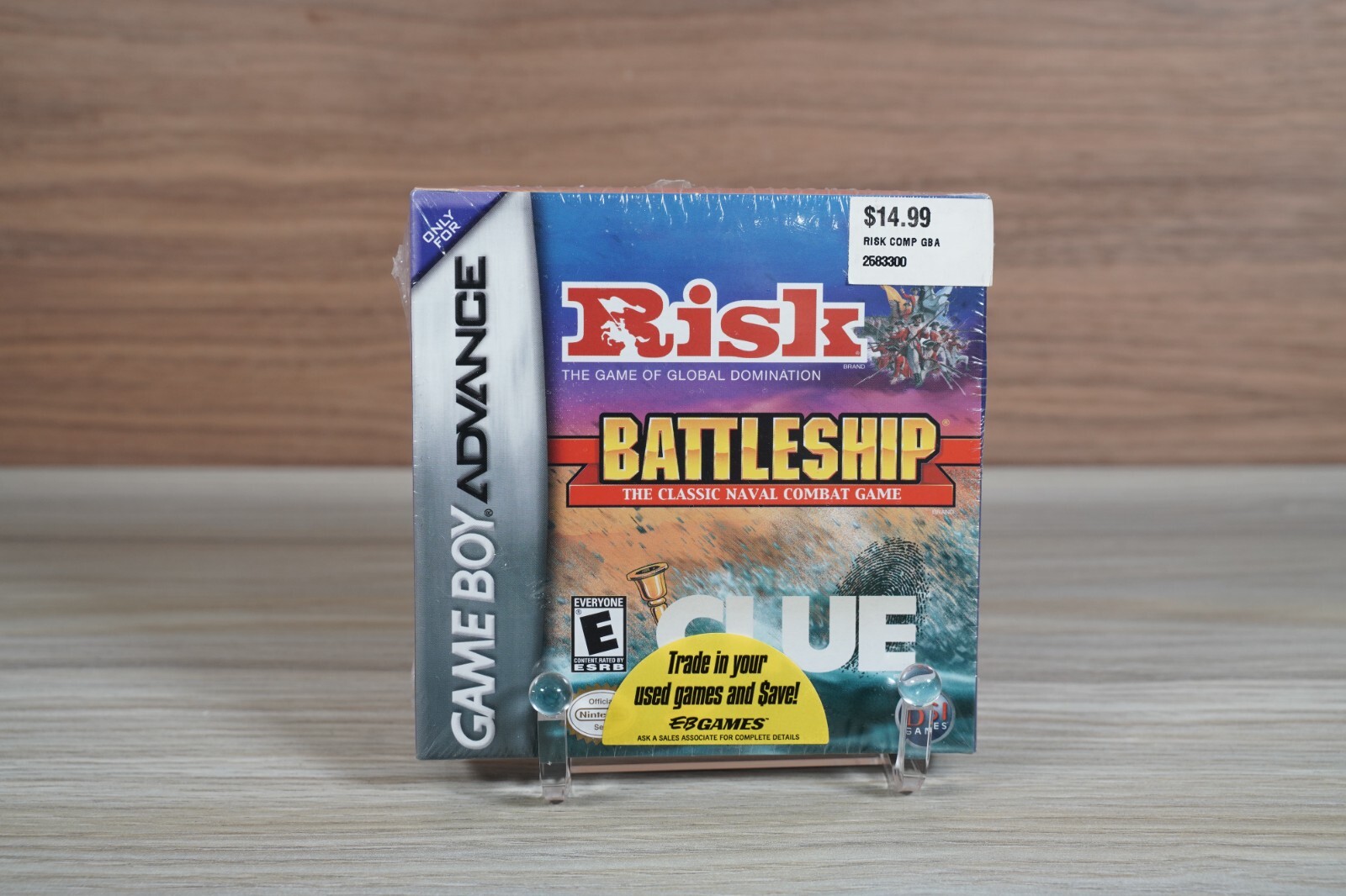 3in1パックRisk/Battleship/Clue【中古美品・GBA北米版】 3in1