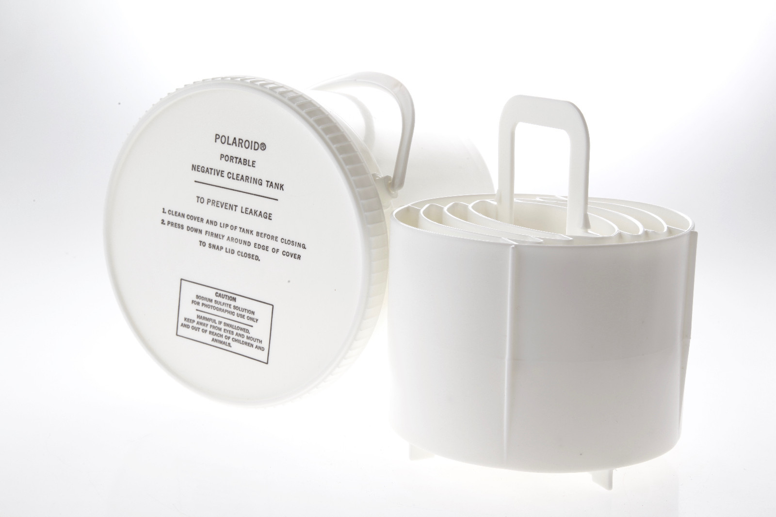 Polaroid Portable Clearing Tank For Type 105 55 Instant Negative Film