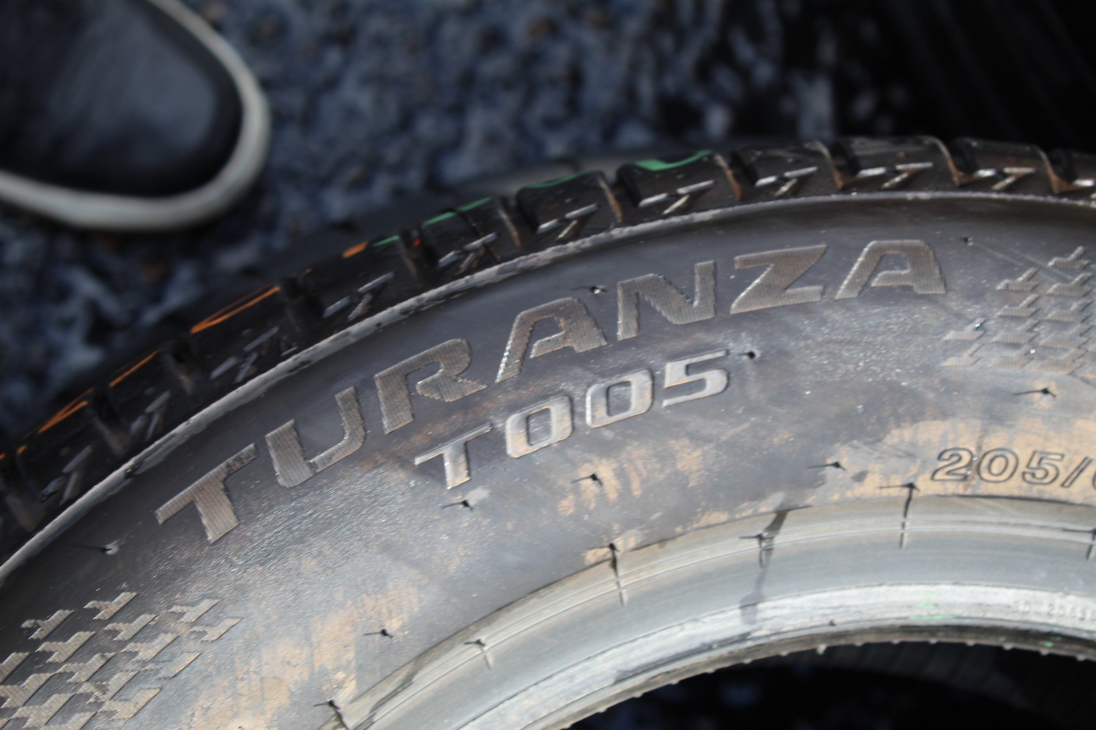 New 205 60 16 Bridgestone, Turanza T005, 92H, x1 Single Tyre (F1_tyres) L3777