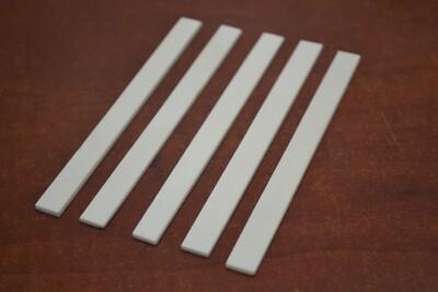 10 PCS GUITAR BUFFALO BONE SADDLE BLANKS 5'' x 3/8'' x 4mm #T-660