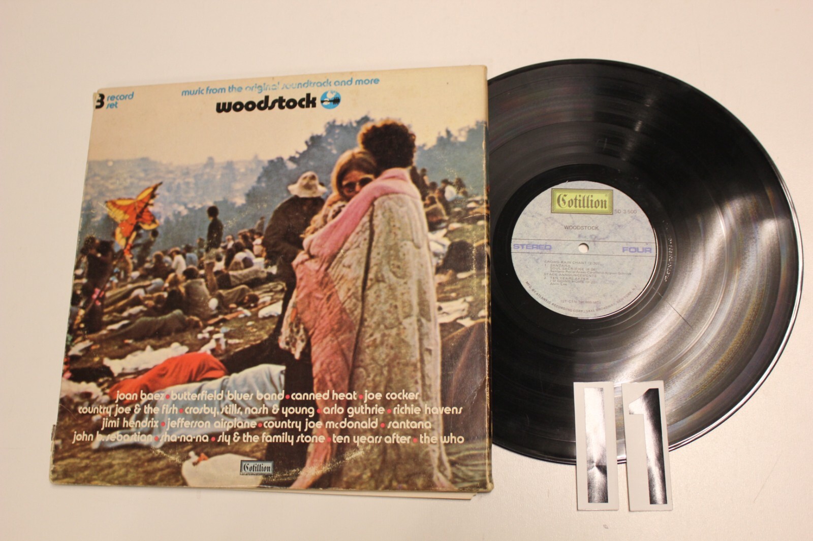 欧3LP Various Woodstock - Music From The Original Soundtrack And  R1518805 Cotillion /00920 WOODSTOCK - Music From The Original Soundtrack - Vinyl 3xLP