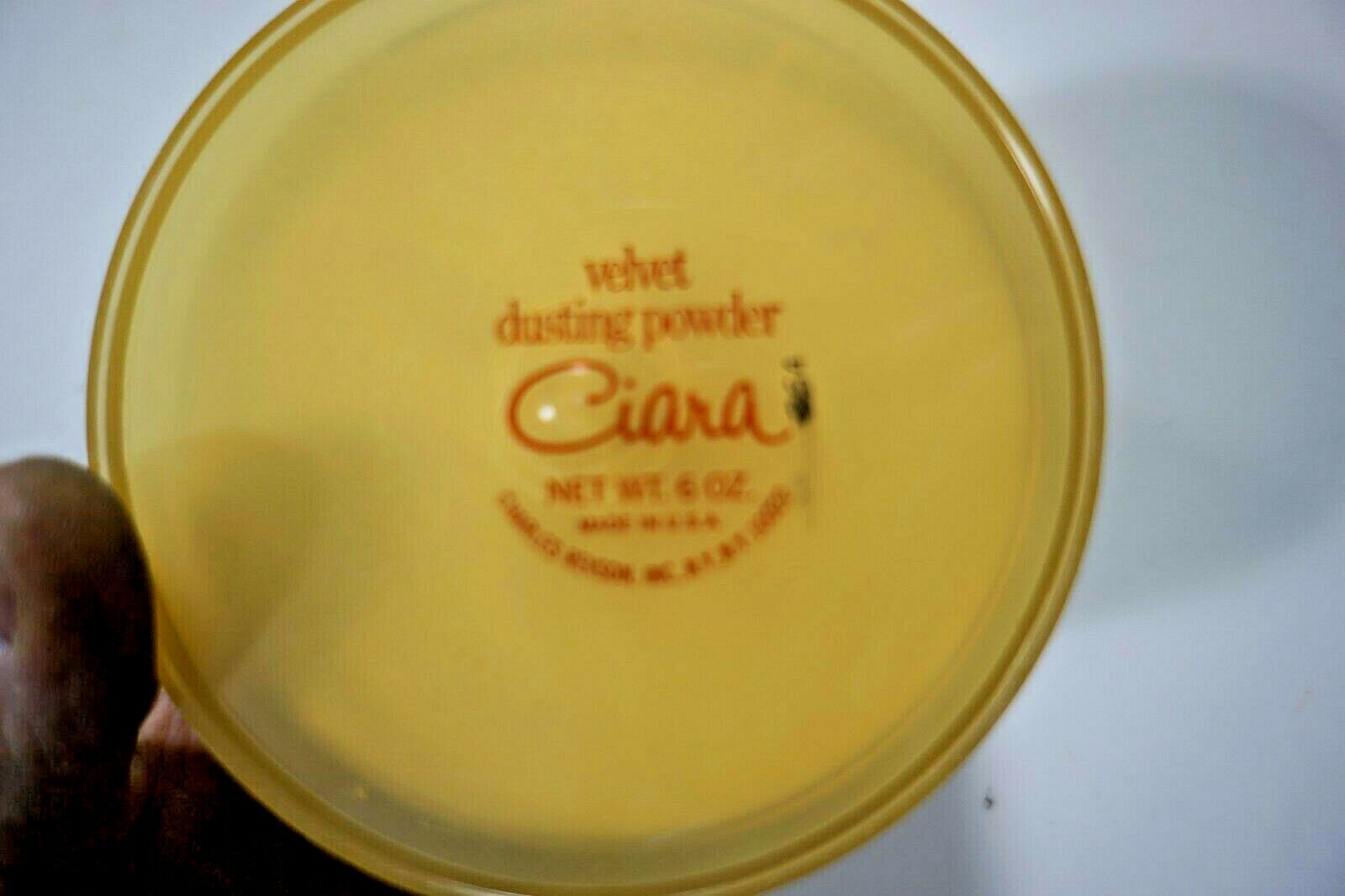 Vintage Ciara by Charles Revson Velvet Dusting Powder 6 oz