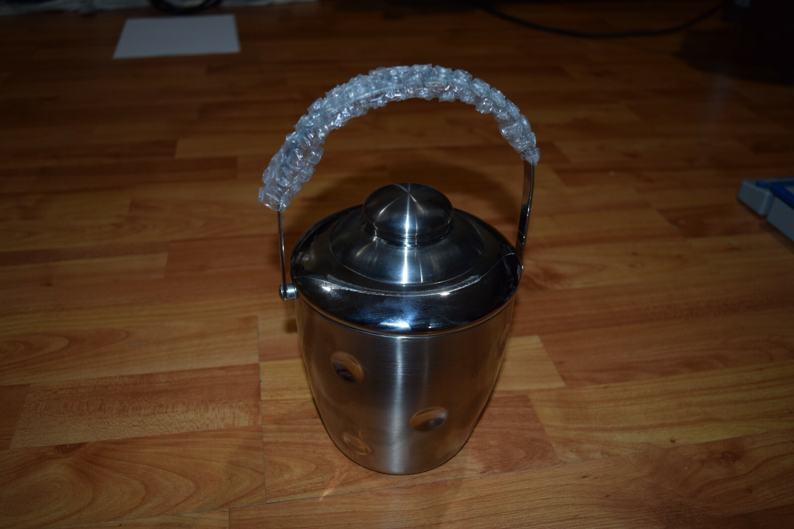 NEW Stainless Steel Cocktail Ice Bucket - Marquis by Waterford - Dimples