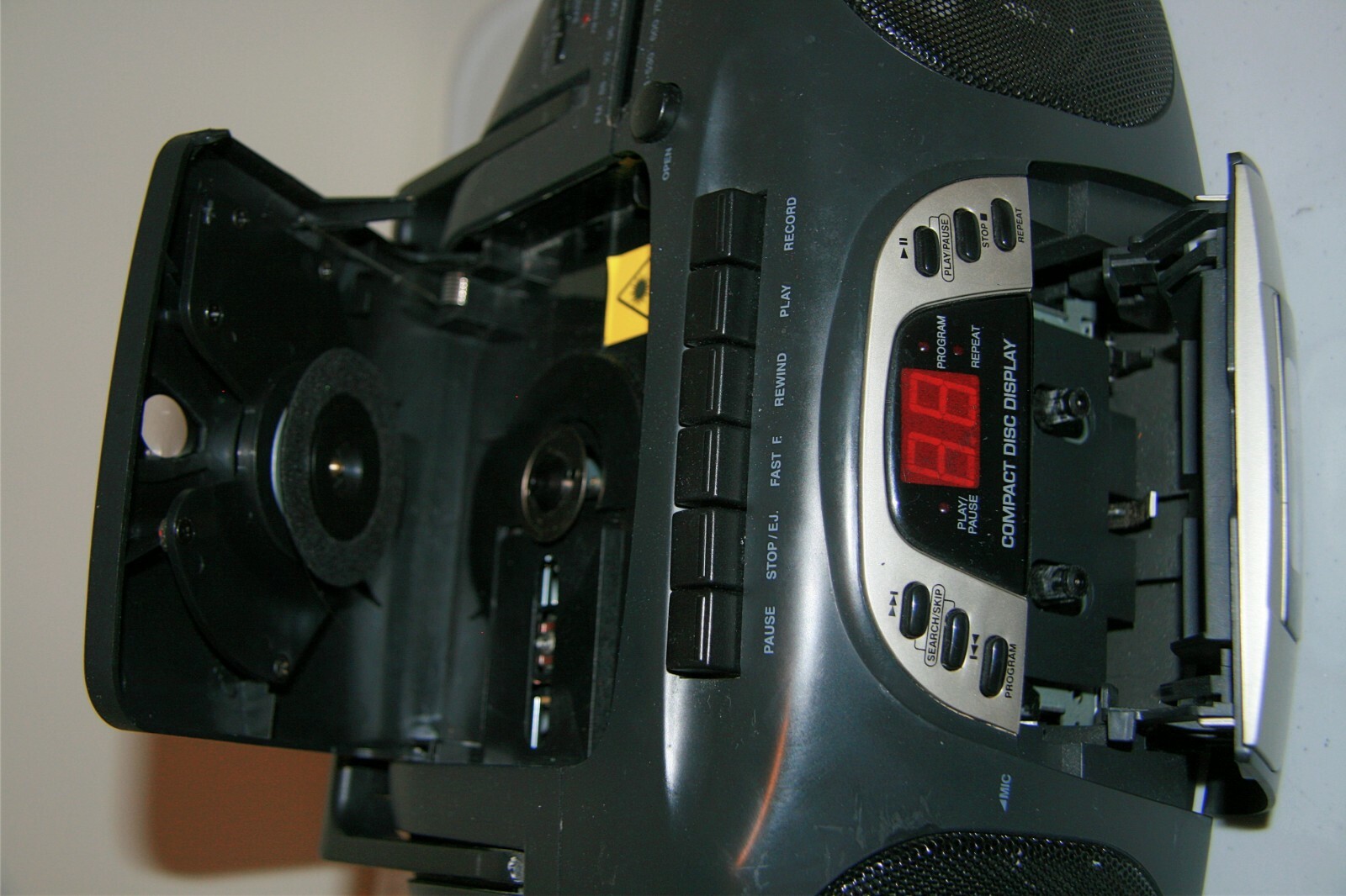 Lennox Sound Stereo CD AM/FM CD-101 Boom Box Boombox Tested + AC Cable