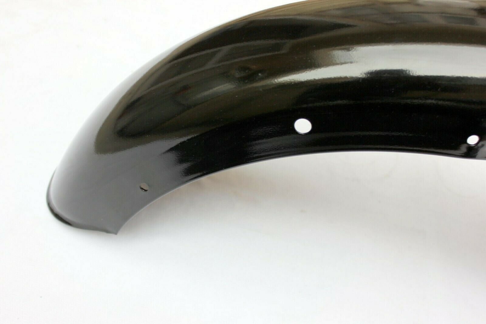 FOR ROYAL ENFIELD BULLET 350cc BLACK FRONT & REAR MUDGUARD FENDER BUMPER SET 