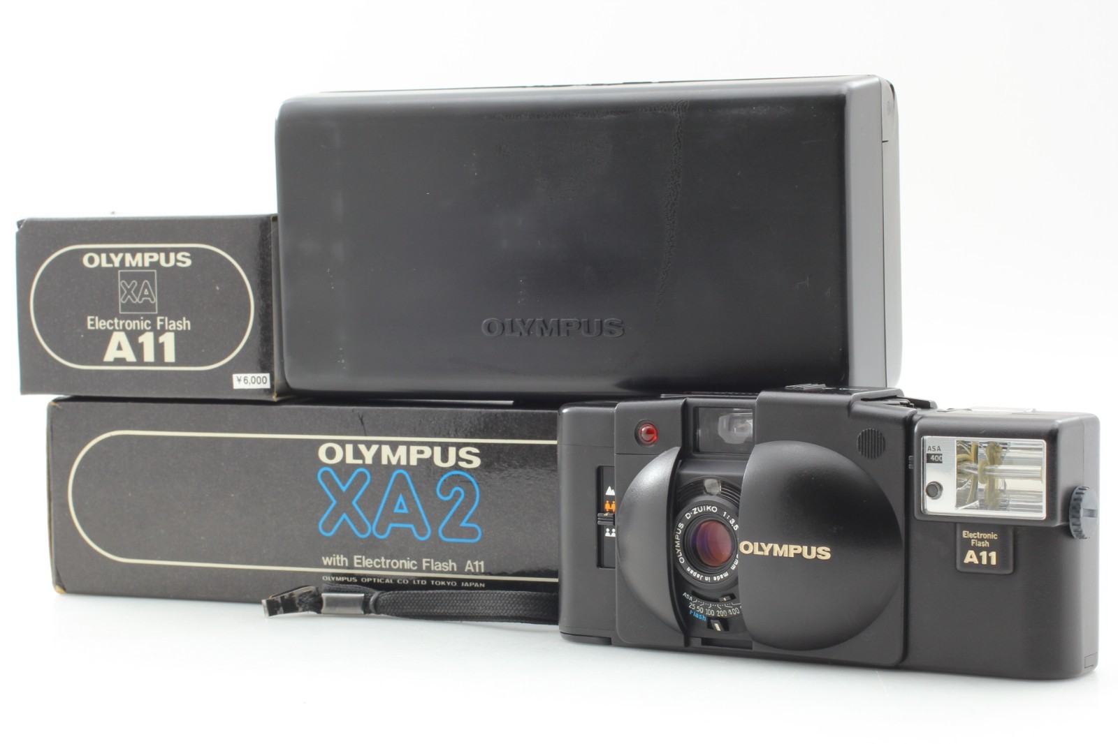 OLYMPUS XA2 コンパクトフィルムカメラ + Flash A11 OLYMPUS XA2 + A11（シティブルー）*整備済み | 東京CAMERA