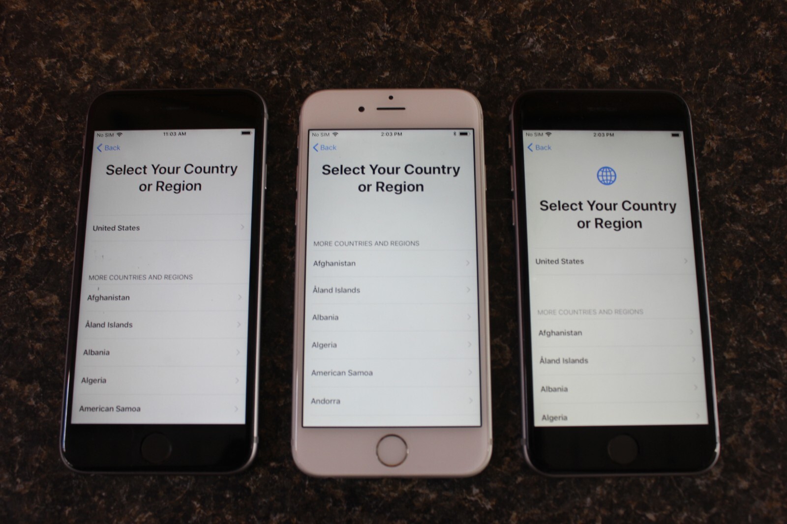 Three Apple iPhone 6, 6s Plus 16GB 32GB Fully Unlocked #0059