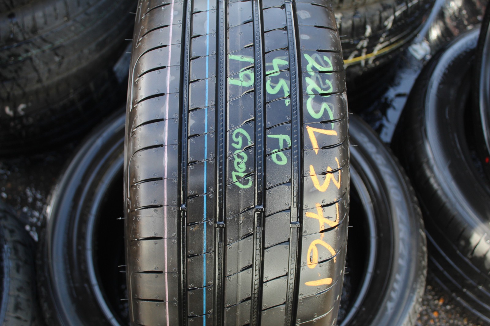 New 225 45 19 Goodyear, Eagle F1, XL, 96W, x1 Single Tyre (F1_tyres) FO L3761