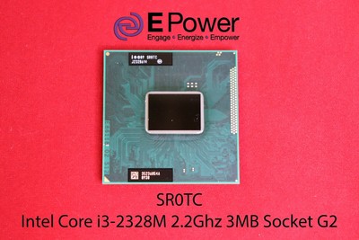 Intel Core i3-2328 2.2GHz G2 Laptop Processor CPU SR0TC - 3001