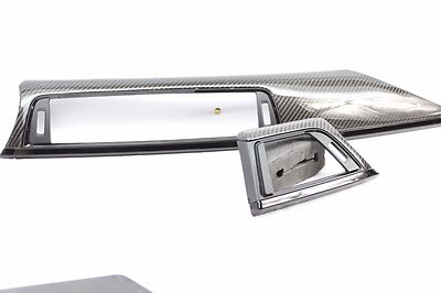 BMW F30 F32 F34 F36 Carbon Fiber Dash Interior Trim Black Accent 12 13 14 15 16+