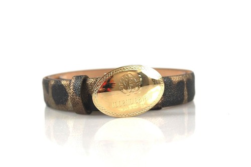 Just Cavalli By Roberto Cavalli 00s Y2K Vintage Leather belt