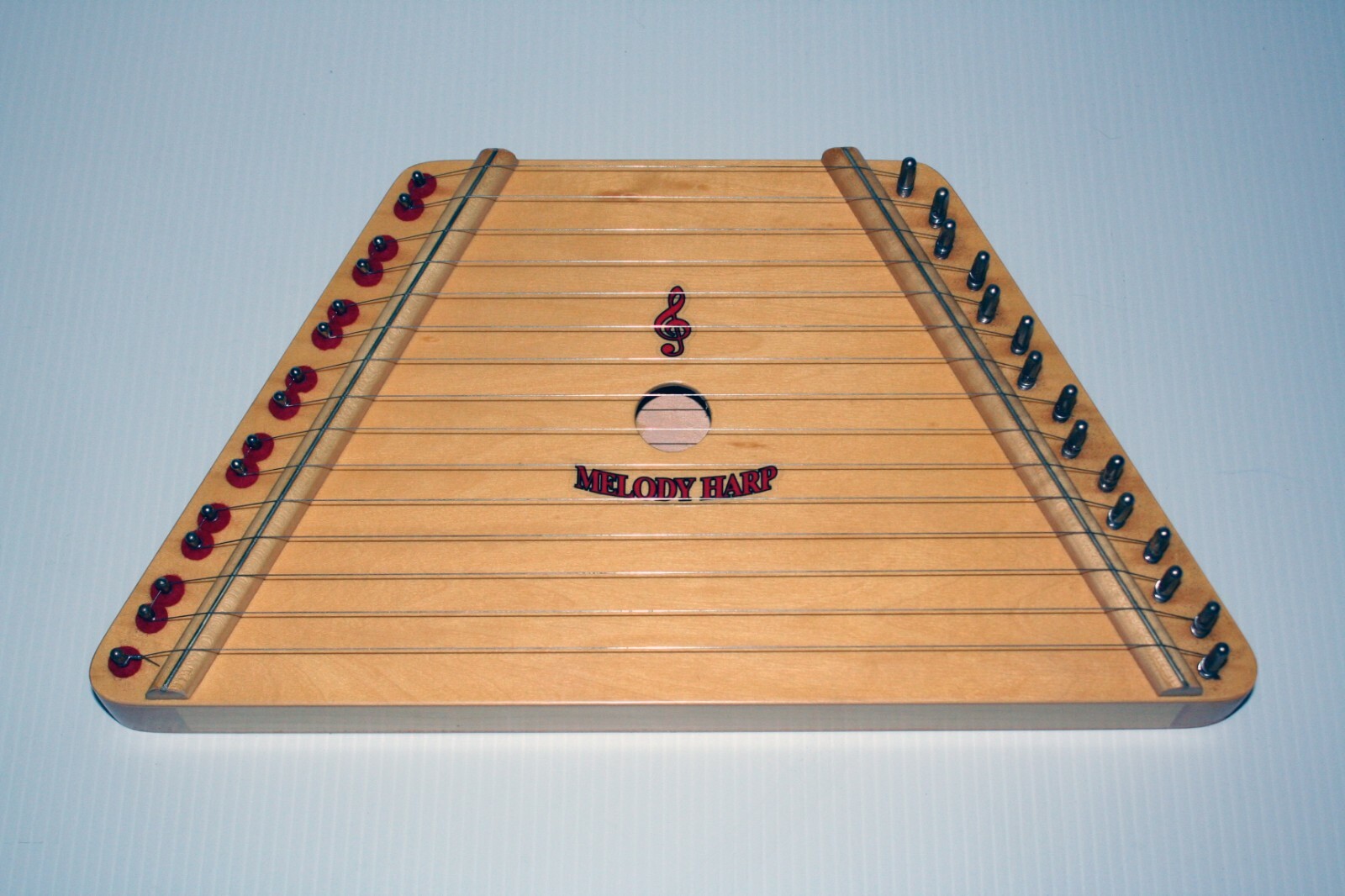Melody Harp Wooden Lap Harp Handmade in Romania  With Case Sheet Music And Tuner