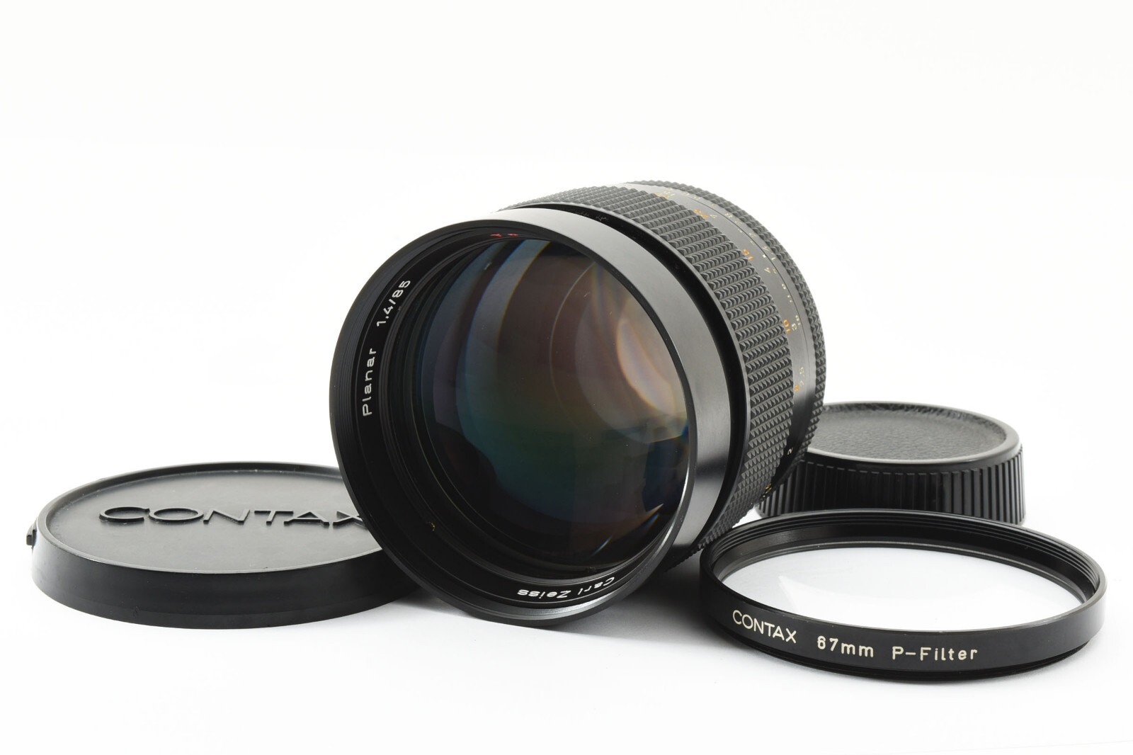 MINT w/ Cap] CONTAX Carl Zeiss Planar T* 85mm f1.4 AEG Lens