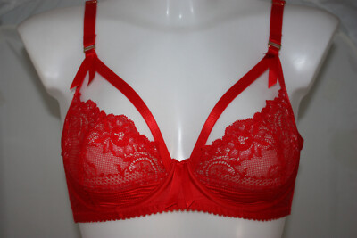 Dita von Teese ~ MADAME X ~ sexy red bra BNWT satin and lace