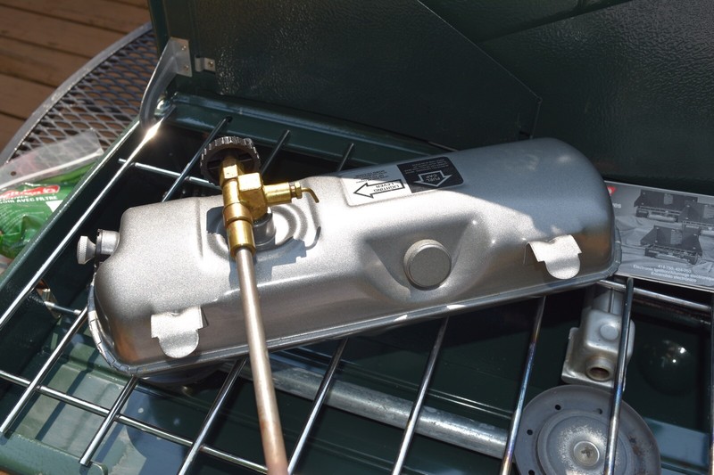 Vintage 1997 Coleman 414-700 2 Burner Powerhouse Dual Fuel Stove