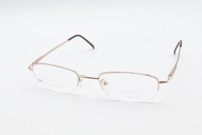 Royce Int'l Eyewear N-11 Gold (Col. #1) 52-21-140 Half Frames Flex Hinge SS D367