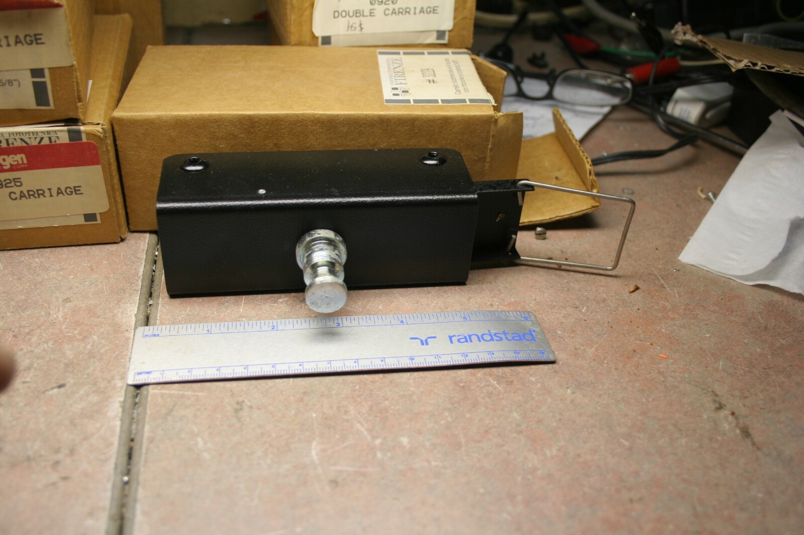 Manfrotto 3229 Bogen 0926 Single CarriageW/Brake F/Ceiling rail system New Boxed