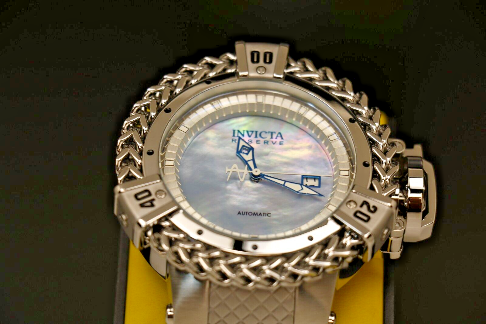 Pre-owned Invicta Reserve Herc Automatic Men's Watch 54mm, Steel 36311