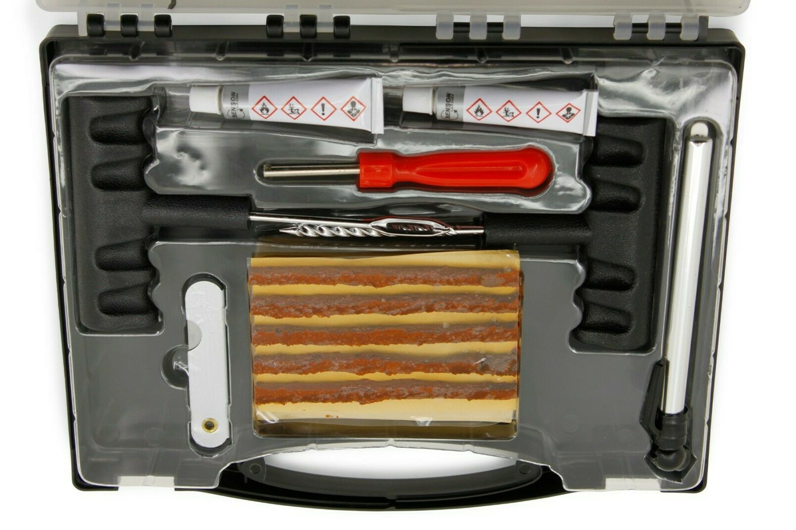 28 Teile Auto Reifen Reparatur Set Flickzeug Pannenset PKW Notfall-Set